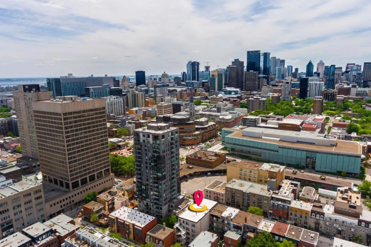 Apartmán Downtown King Suite With Balcony Montreal